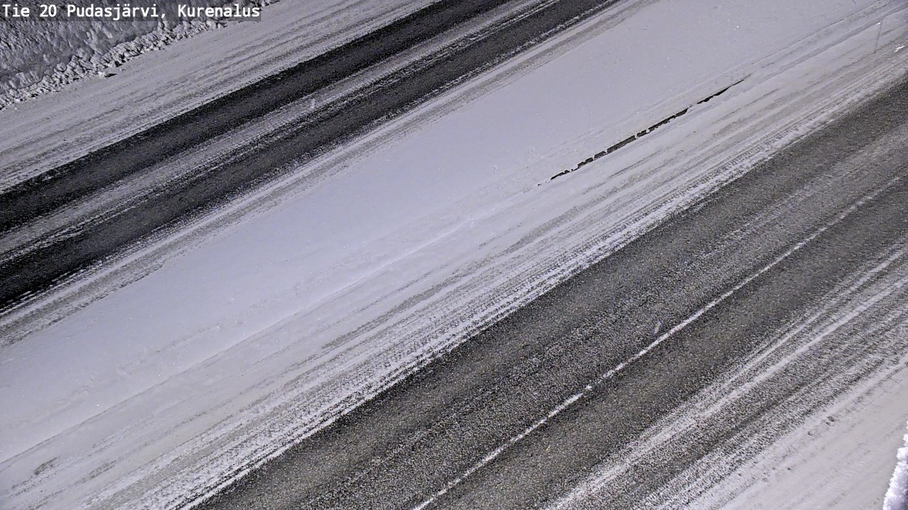 Kelikamerat Kuva Tie 20 Pudasjärvi, Kurenalus, Pudasjärvi, Pohjois-Pohjanmaa