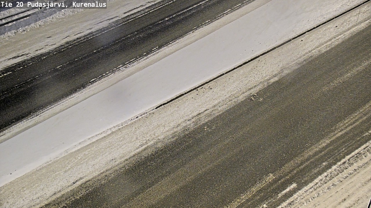 Weather Camera Image Väg 20Pudasjärvi, Kurenalus, Pudasjärvi, Pohjois-Pohjanmaa