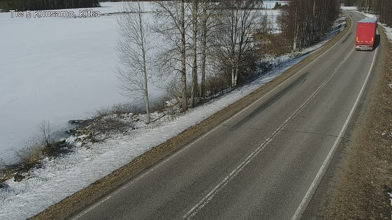Weather Camera Image Väg 5 Kuusamo, Kitka, Kuusamo, Pohjois-Pohjanmaa