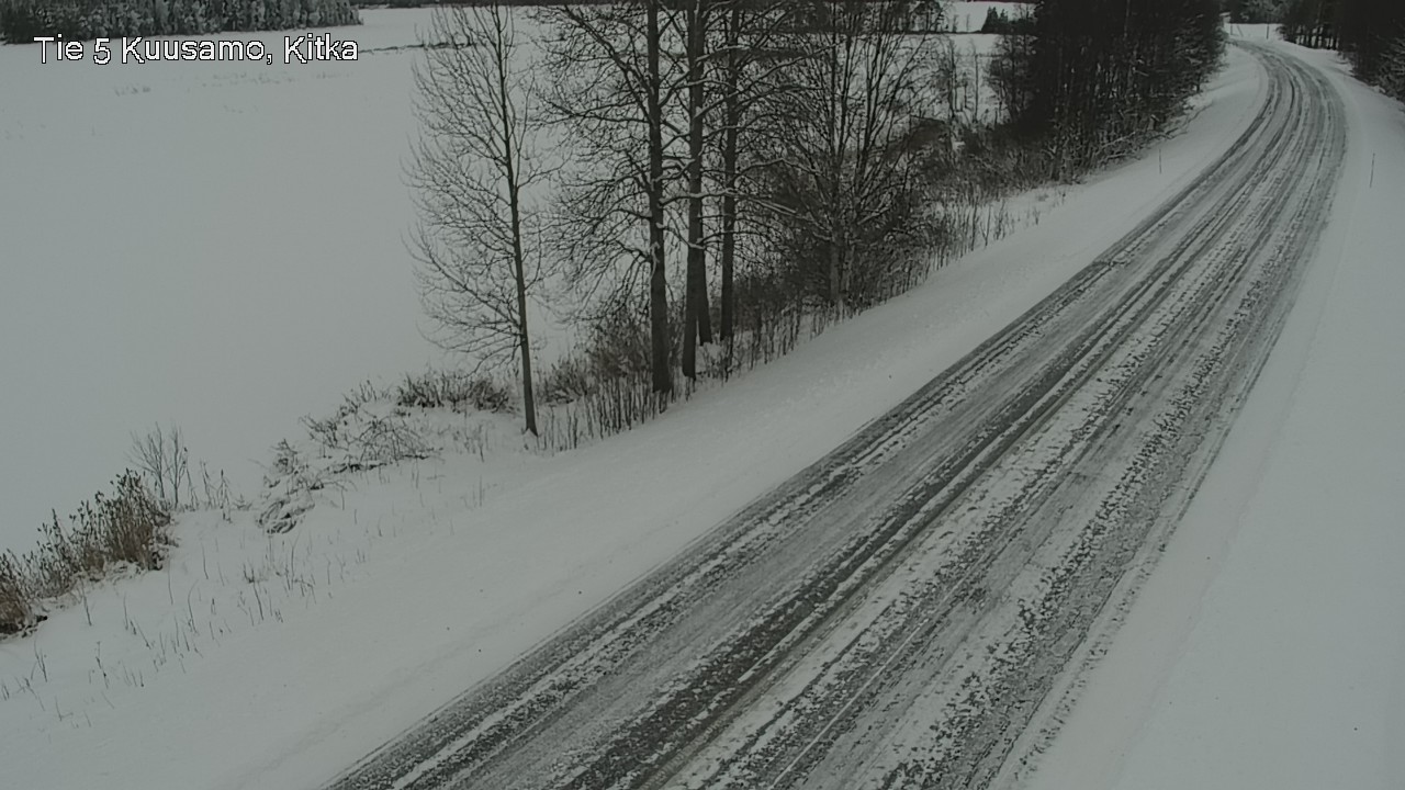 Weather Camera Image Väg 5 Kuusamo, Kitka, Kuusamo, Pohjois-Pohjanmaa