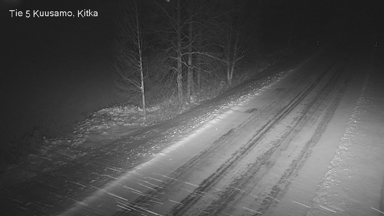 Weather Camera Image Väg 5 Kuusamo, Kitka, Kuusamo, Pohjois-Pohjanmaa