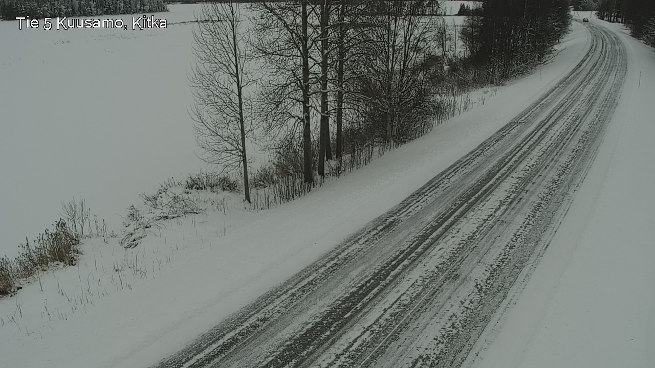 Weather Camera Image Väg 5 Kuusamo, Kitka, Kuusamo, Pohjois-Pohjanmaa