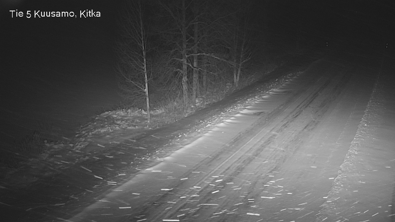 Weather Camera Image Väg 5 Kuusamo, Kitka, Kuusamo, Pohjois-Pohjanmaa