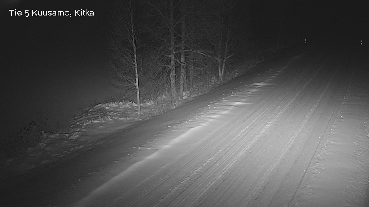 Weather Camera Image Väg 5 Kuusamo, Kitka, Kuusamo, Pohjois-Pohjanmaa