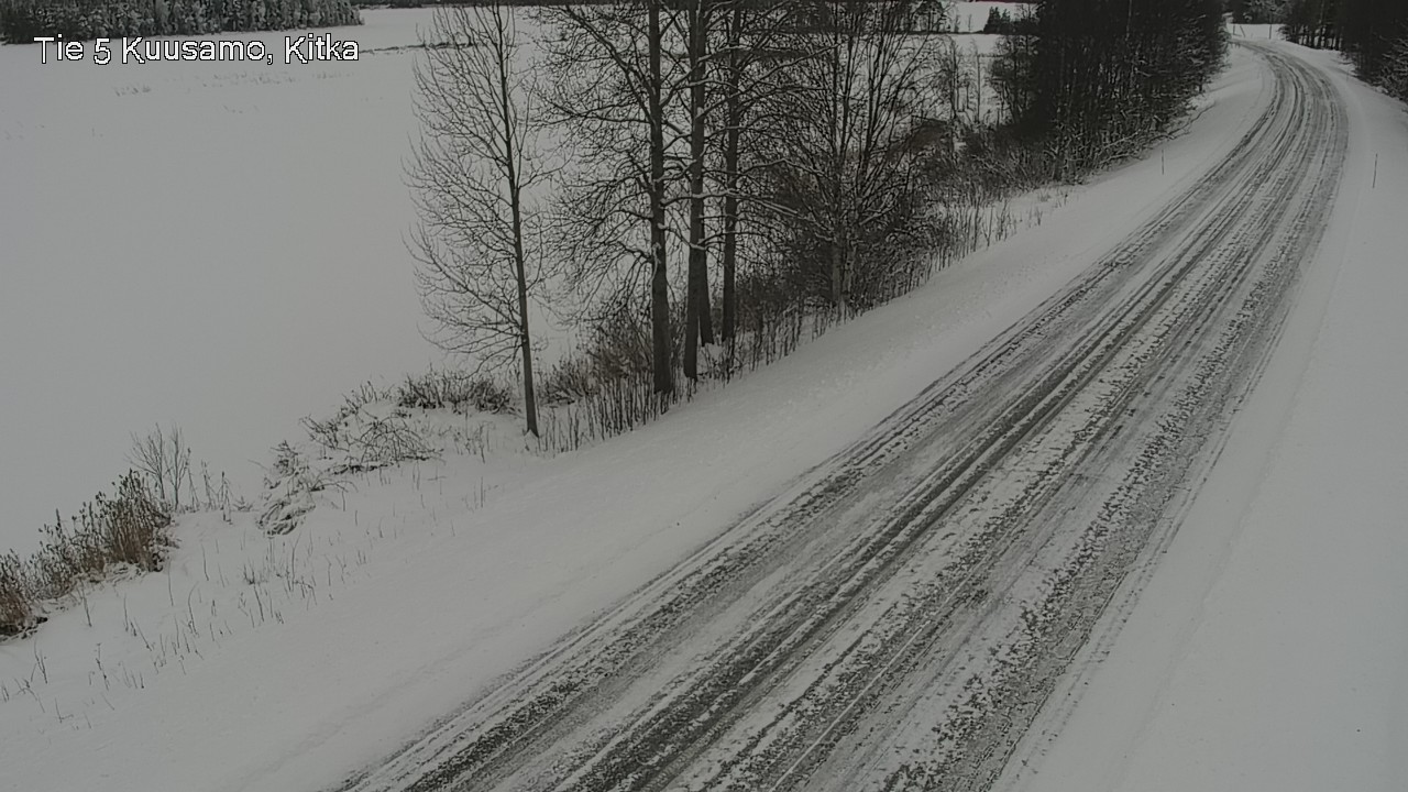 Weather Camera Image Väg 5 Kuusamo, Kitka, Kuusamo, Pohjois-Pohjanmaa