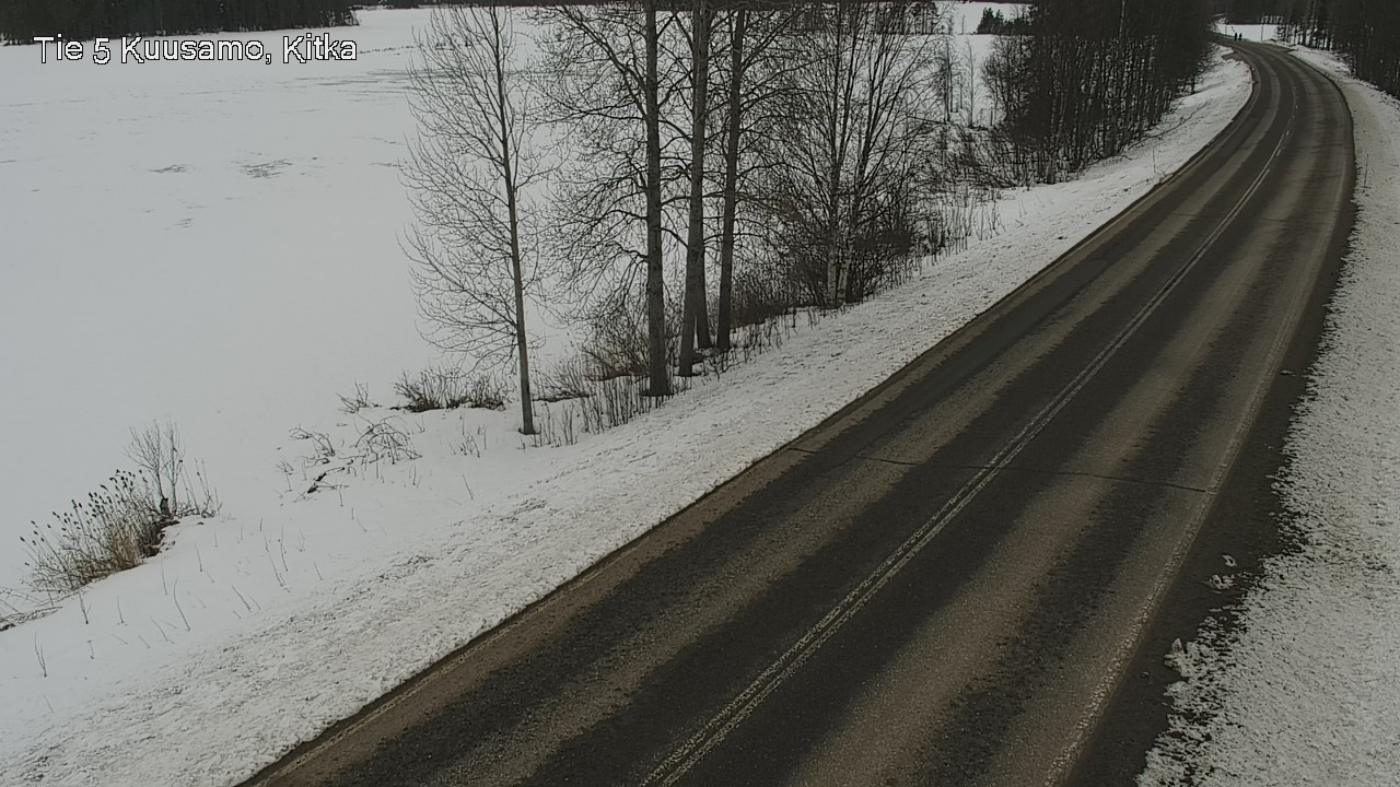 Weather Camera Image Väg 5 Kuusamo, Kitka, Kuusamo, Pohjois-Pohjanmaa