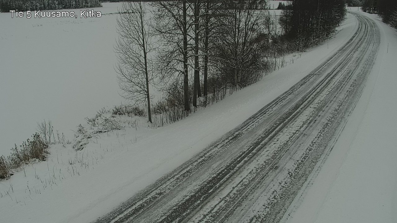 Weather Camera Image Väg 5 Kuusamo, Kitka, Kuusamo, Pohjois-Pohjanmaa