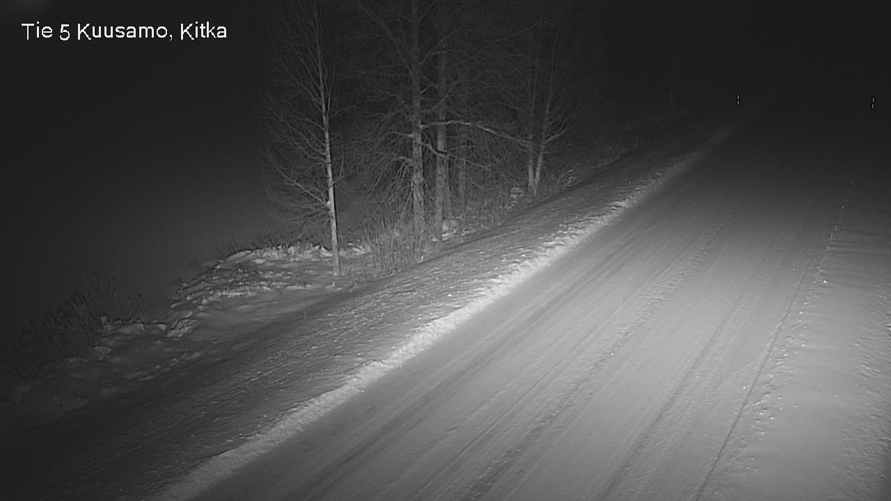 Weather Camera Image Väg 5 Kuusamo, Kitka, Kuusamo, Pohjois-Pohjanmaa