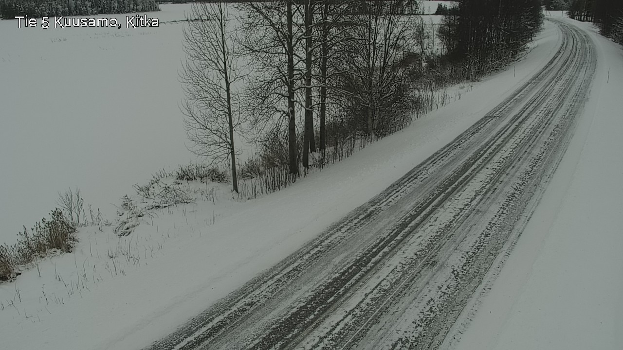 Weather Camera Image Väg 5 Kuusamo, Kitka, Kuusamo, Pohjois-Pohjanmaa