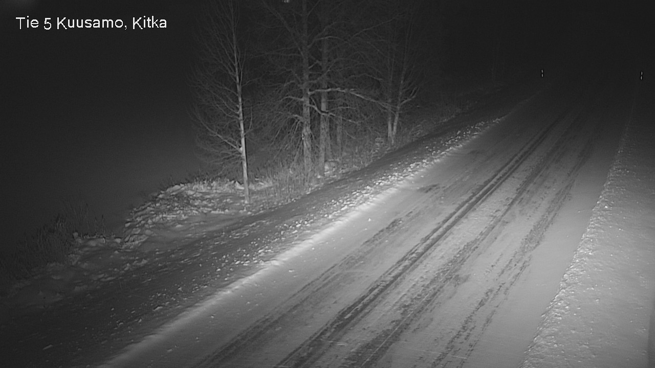 Weather Camera Image Väg 5 Kuusamo, Kitka, Kuusamo, Pohjois-Pohjanmaa