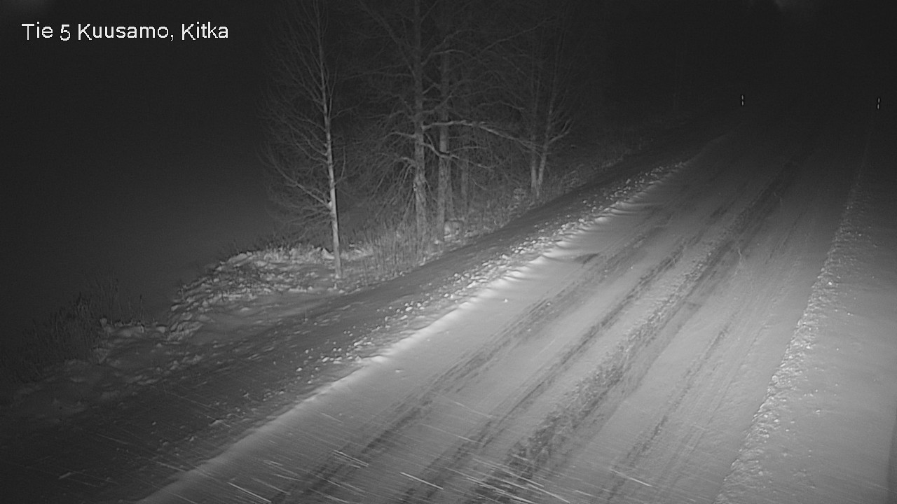 Weather Camera Image Väg 5 Kuusamo, Kitka, Kuusamo, Pohjois-Pohjanmaa