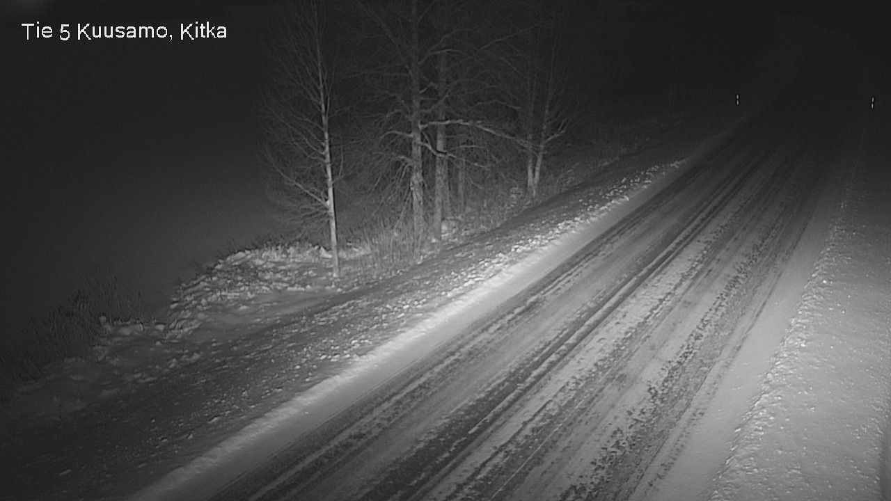 Weather Camera Image Väg 5 Kuusamo, Kitka, Kuusamo, Pohjois-Pohjanmaa
