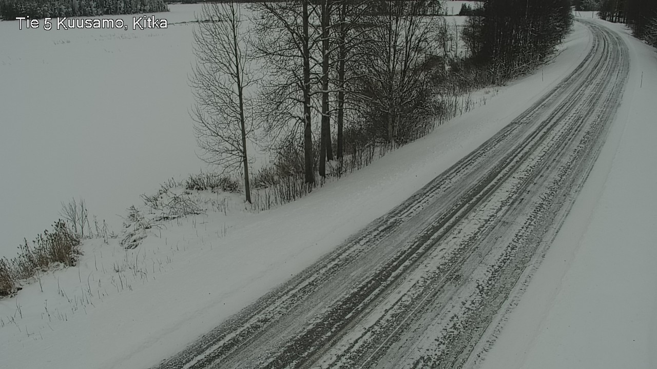 Weather Camera Image Väg 5 Kuusamo, Kitka, Kuusamo, Pohjois-Pohjanmaa