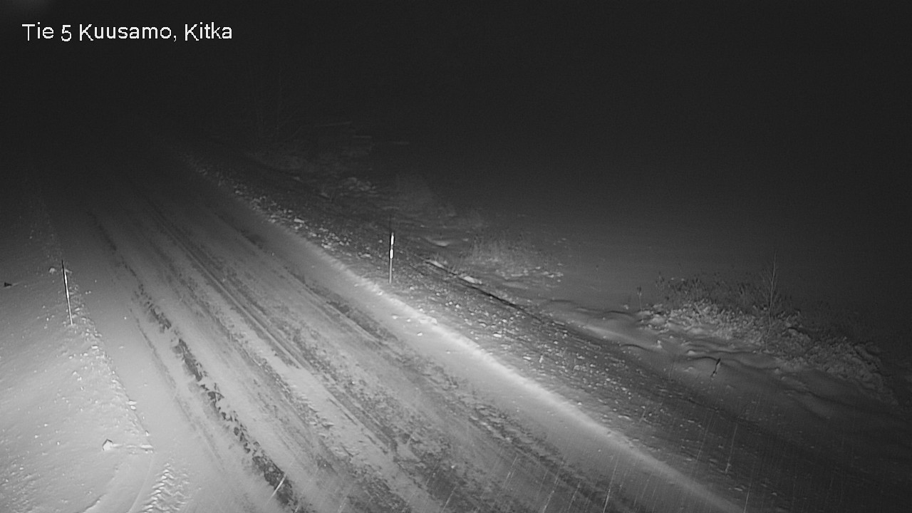 Weather Camera Image Väg 5 Kuusamo, Kitka, Kuusamo, Pohjois-Pohjanmaa