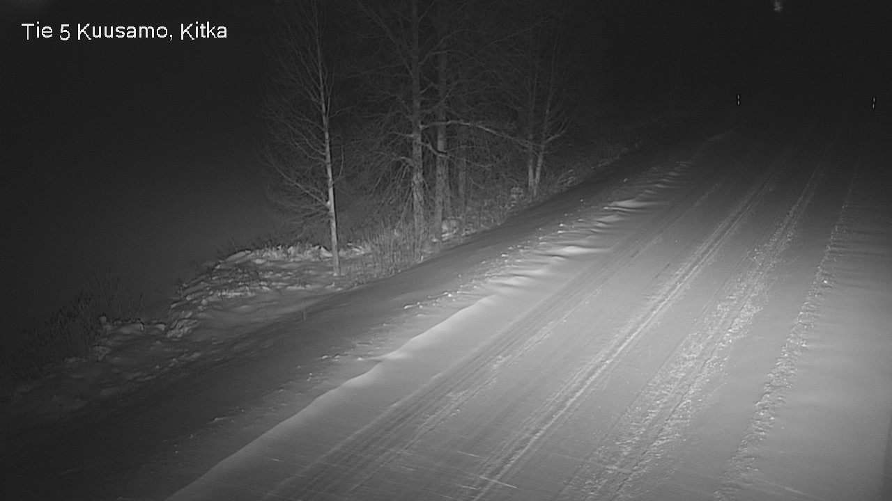 Weather Camera Image Väg 5 Kuusamo, Kitka, Kuusamo, Pohjois-Pohjanmaa