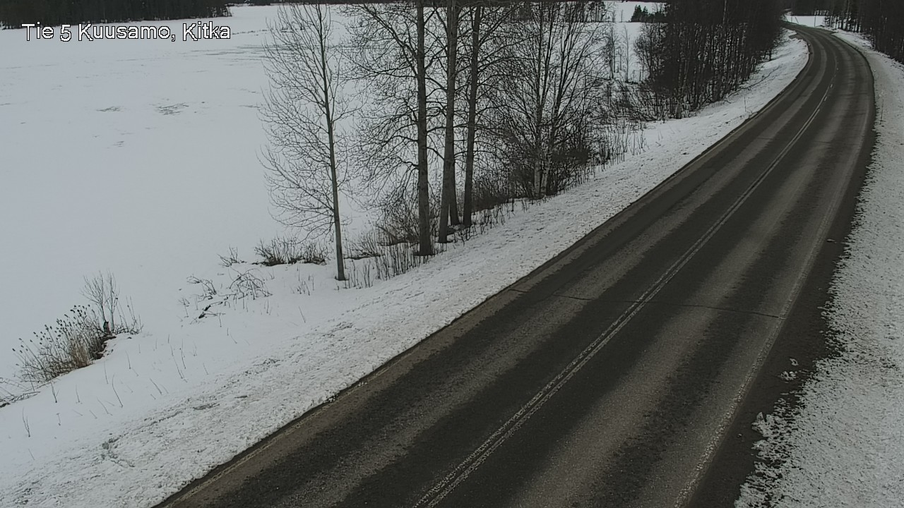 Weather Camera Image Väg 5 Kuusamo, Kitka, Kuusamo, Pohjois-Pohjanmaa