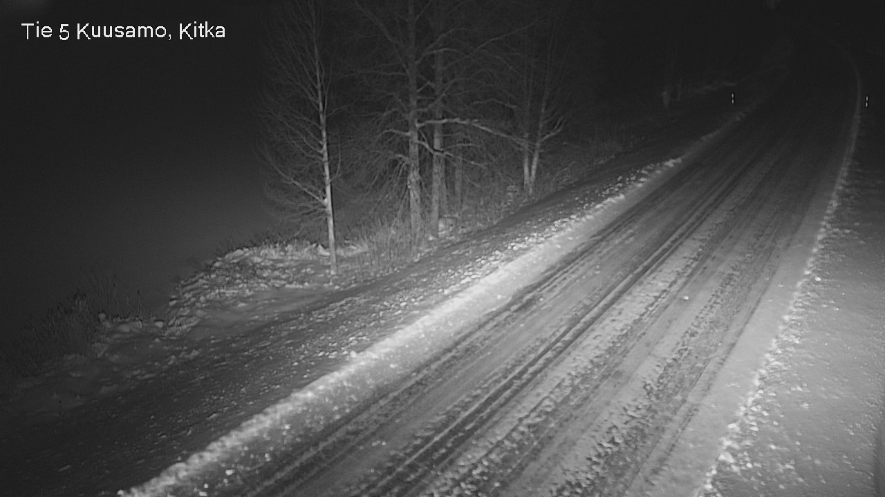 Weather Camera Image Väg 5 Kuusamo, Kitka, Kuusamo, Pohjois-Pohjanmaa