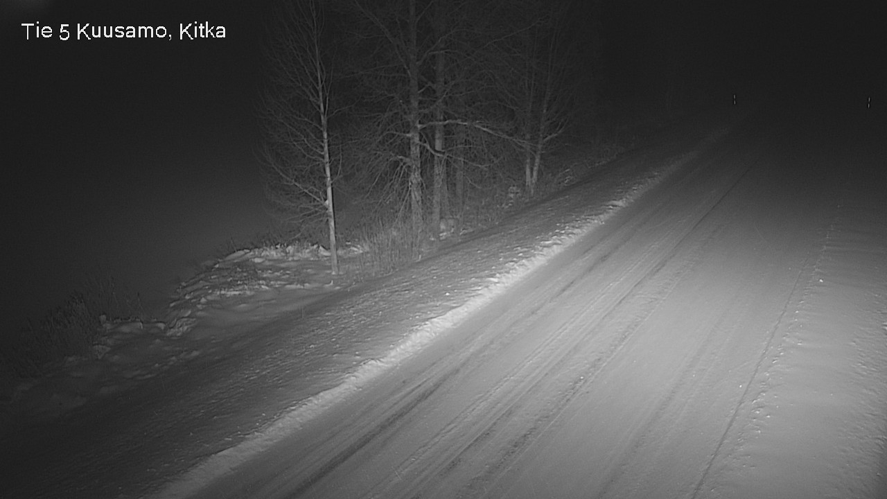 Weather Camera Image Väg 5 Kuusamo, Kitka, Kuusamo, Pohjois-Pohjanmaa