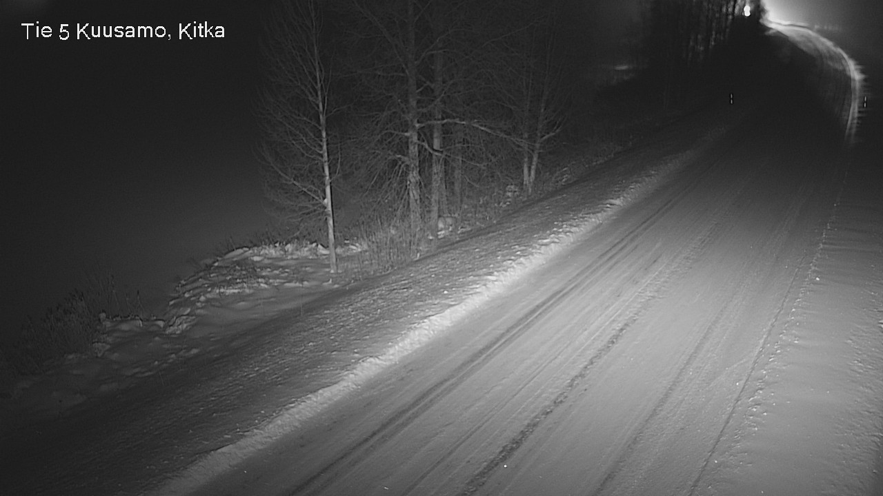 Weather Camera Image Väg 5 Kuusamo, Kitka, Kuusamo, Pohjois-Pohjanmaa