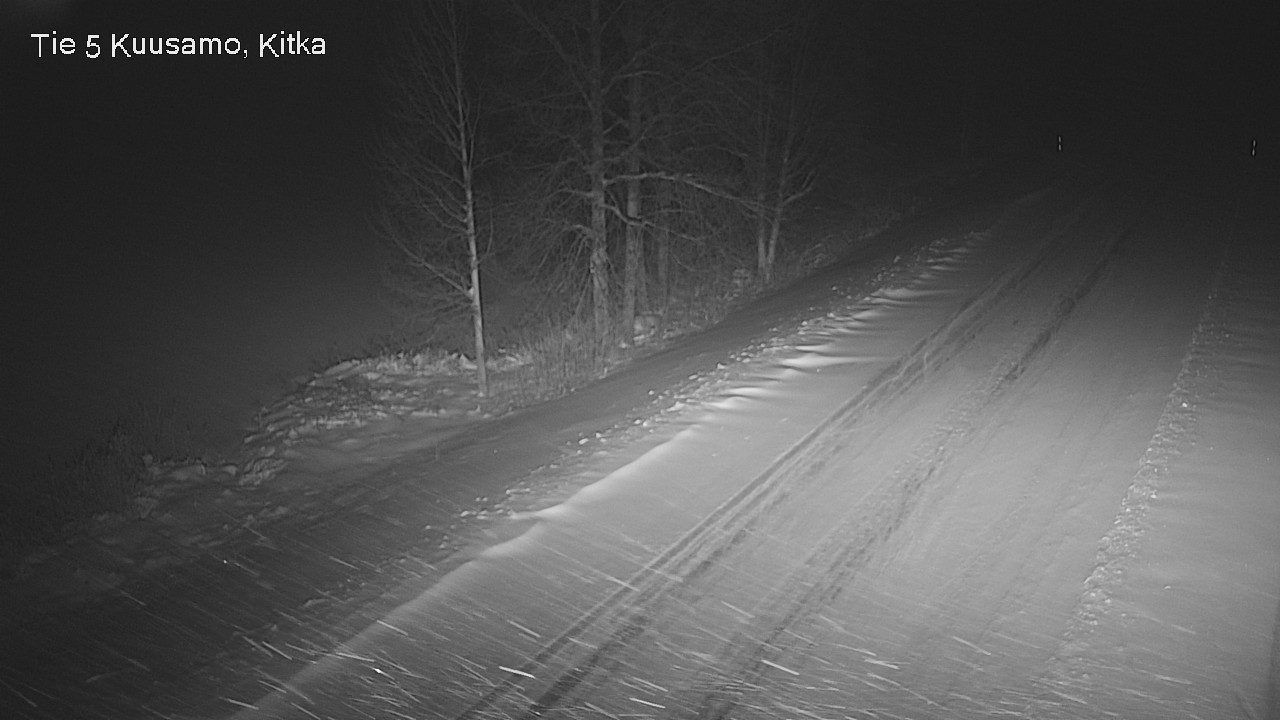 Weather Camera Image Väg 5 Kuusamo, Kitka, Kuusamo, Pohjois-Pohjanmaa