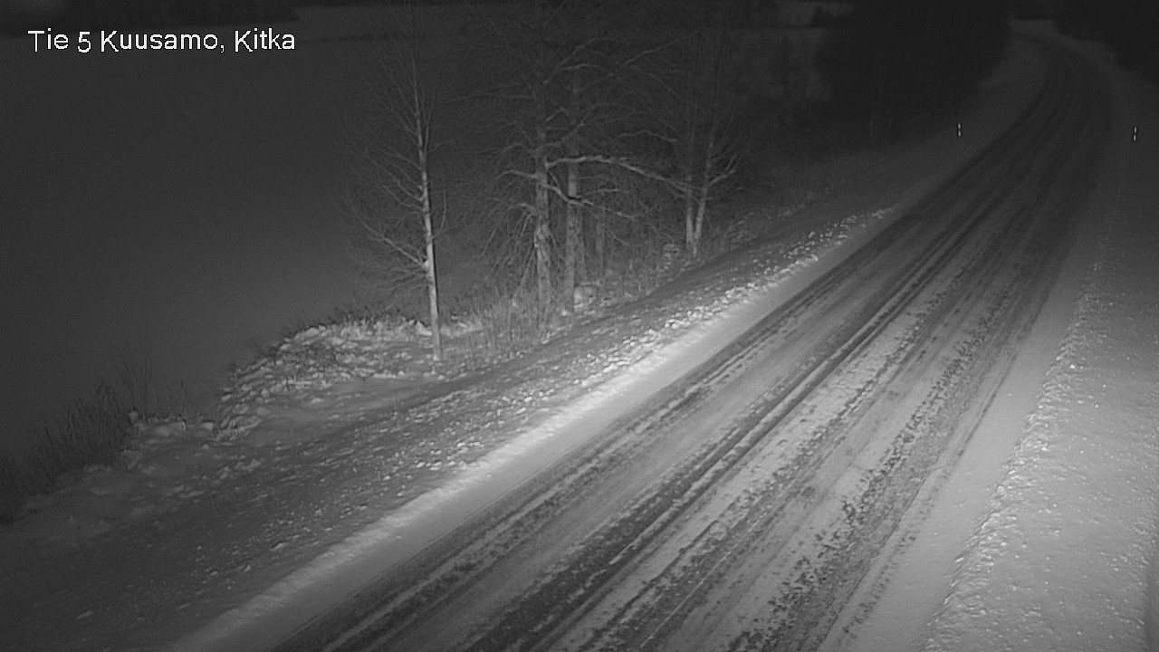 Weather Camera Image Väg 5 Kuusamo, Kitka, Kuusamo, Pohjois-Pohjanmaa