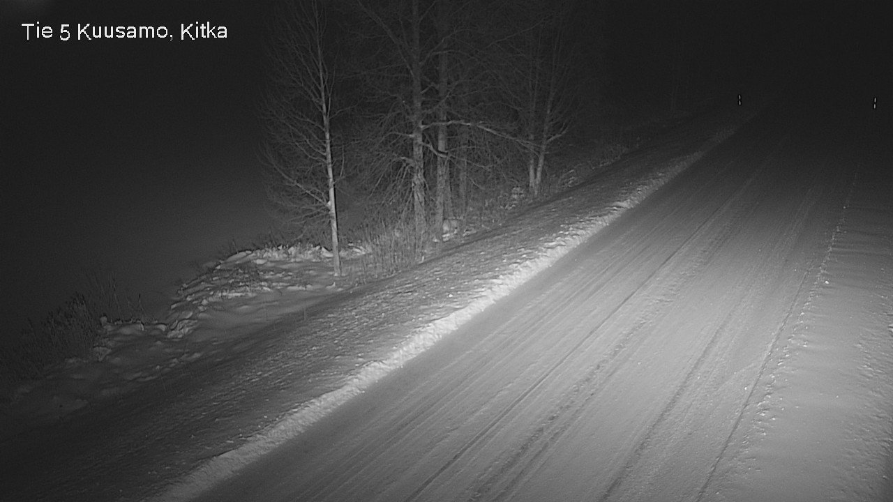 Weather Camera Image Väg 5 Kuusamo, Kitka, Kuusamo, Pohjois-Pohjanmaa