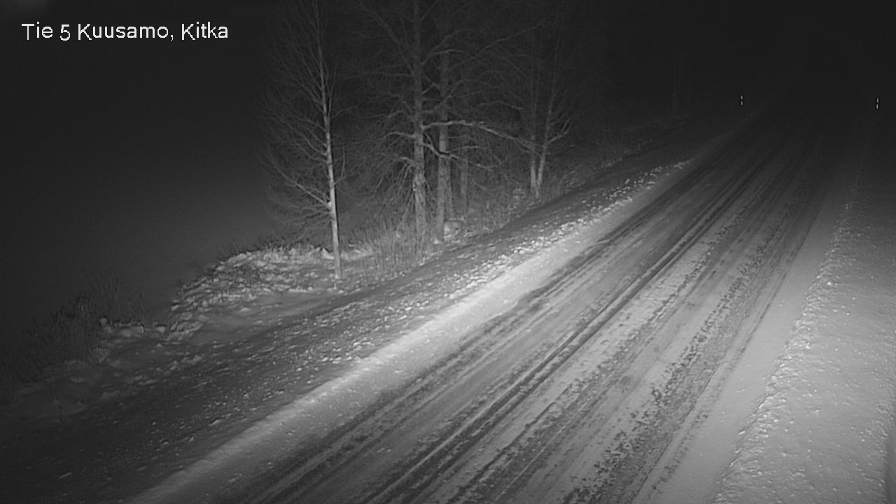 Weather Camera Image Väg 5 Kuusamo, Kitka, Kuusamo, Pohjois-Pohjanmaa