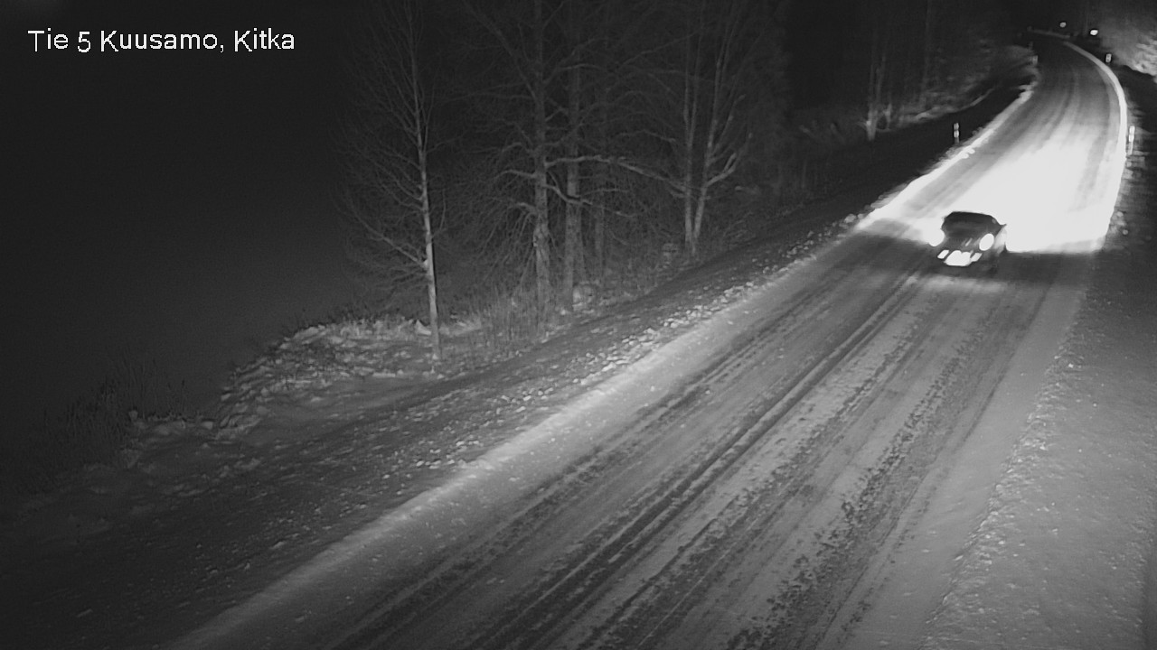 Weather Camera Image Väg 5 Kuusamo, Kitka, Kuusamo, Pohjois-Pohjanmaa