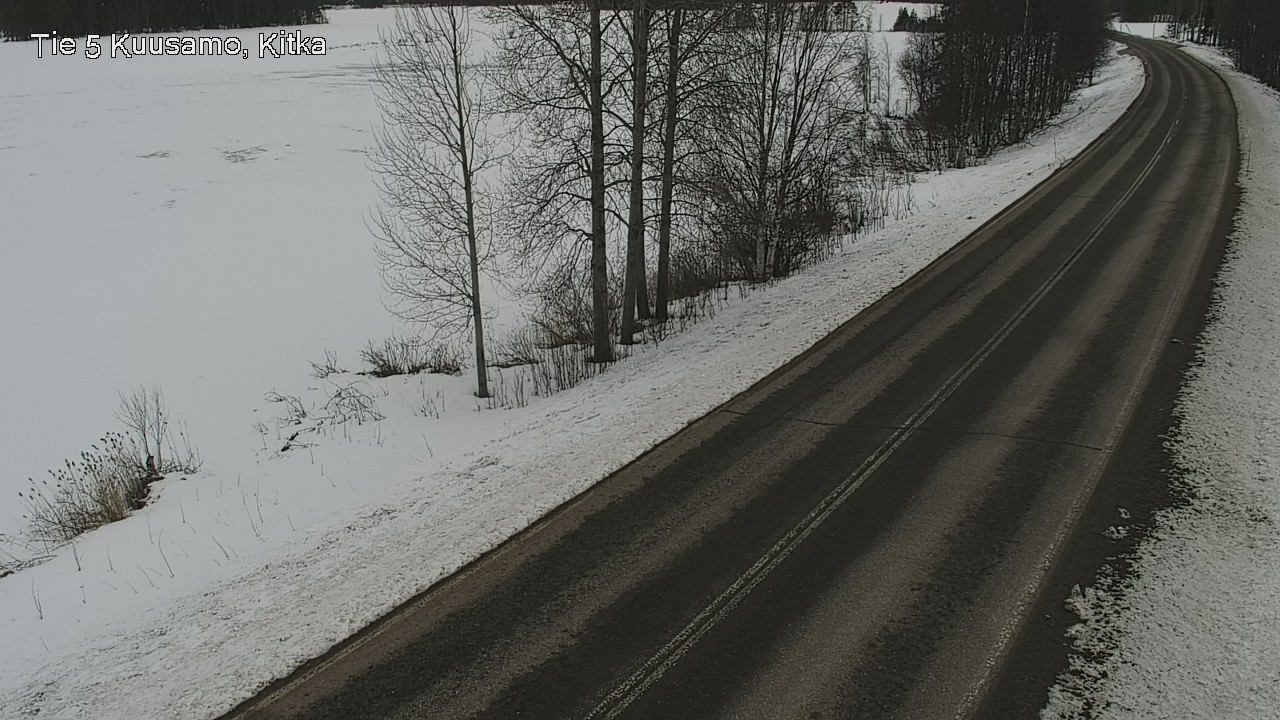 Weather Camera Image Väg 5 Kuusamo, Kitka, Kuusamo, Pohjois-Pohjanmaa