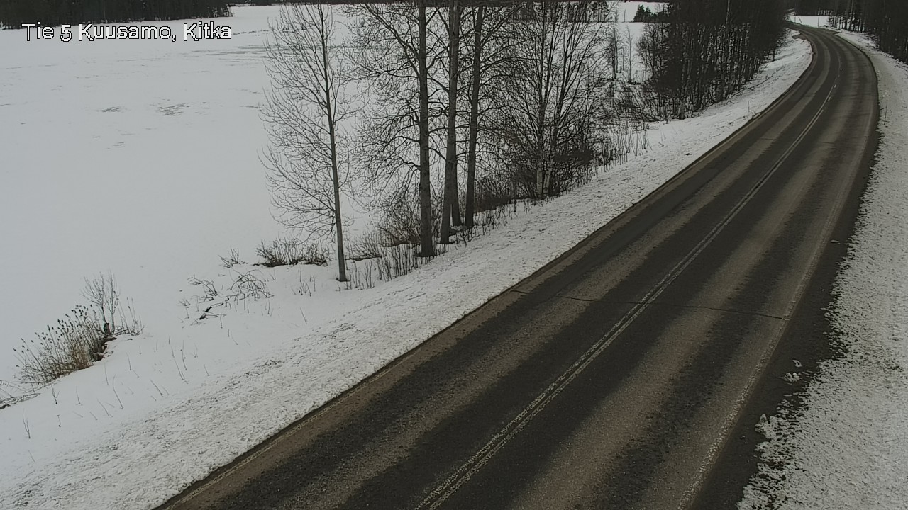 Weather Camera Image Väg 5 Kuusamo, Kitka, Kuusamo, Pohjois-Pohjanmaa