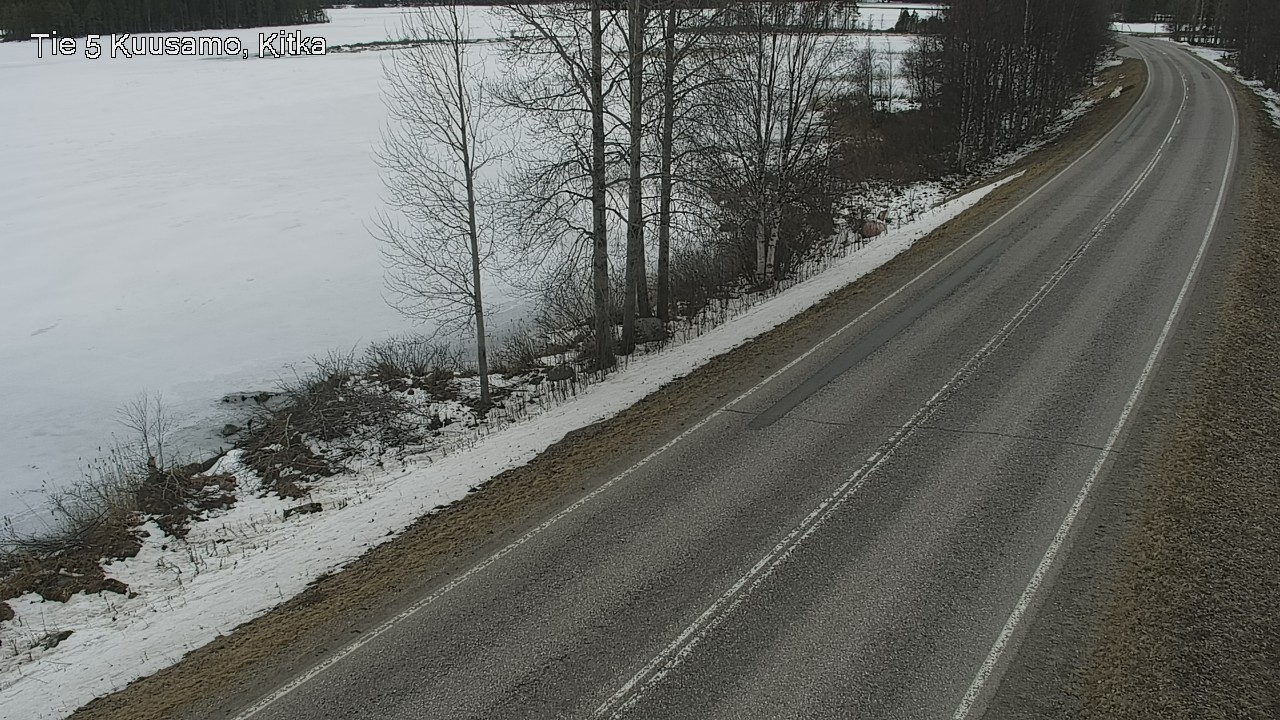 Weather Camera Image Väg 5 Kuusamo, Kitka, Kuusamo, Pohjois-Pohjanmaa