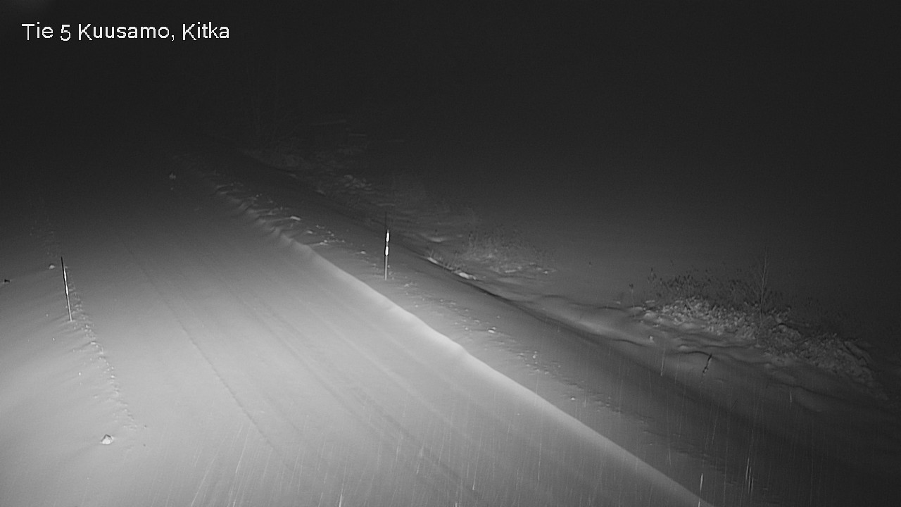 Weather Camera Image Väg 5 Kuusamo, Kitka, Kuusamo, Pohjois-Pohjanmaa