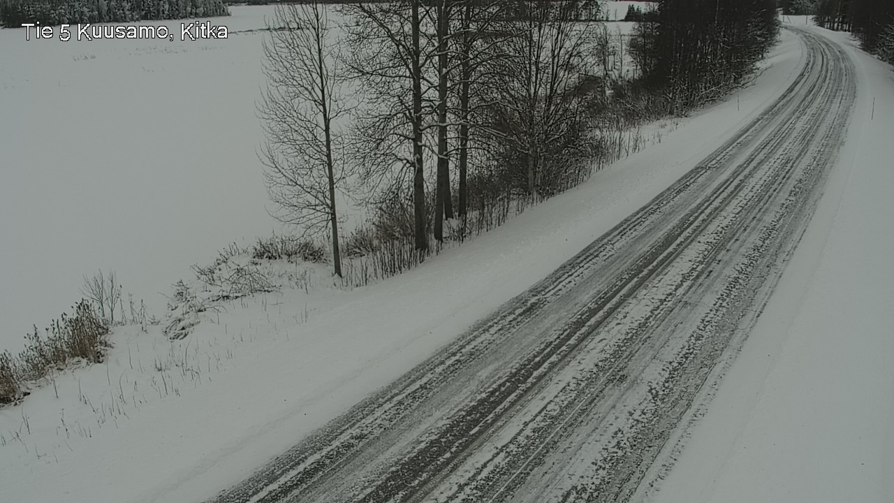 Weather Camera Image Väg 5 Kuusamo, Kitka, Kuusamo, Pohjois-Pohjanmaa