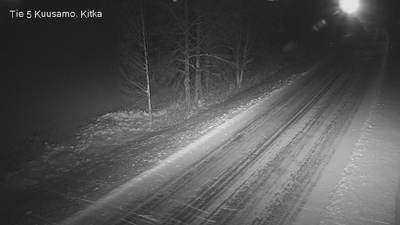Weather Camera Image Väg 5 Kuusamo, Kitka, Kuusamo, Pohjois-Pohjanmaa