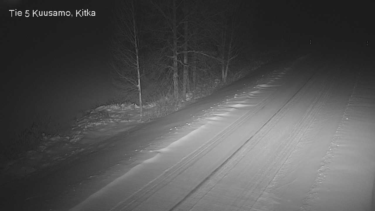 Weather Camera Image Väg 5 Kuusamo, Kitka, Kuusamo, Pohjois-Pohjanmaa