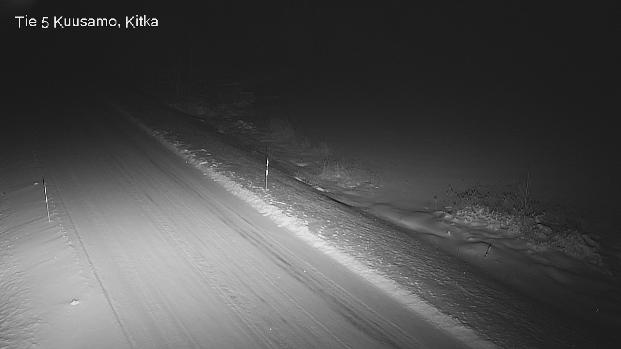 Weather Camera Image Väg 5 Kuusamo, Kitka, Kuusamo, Pohjois-Pohjanmaa