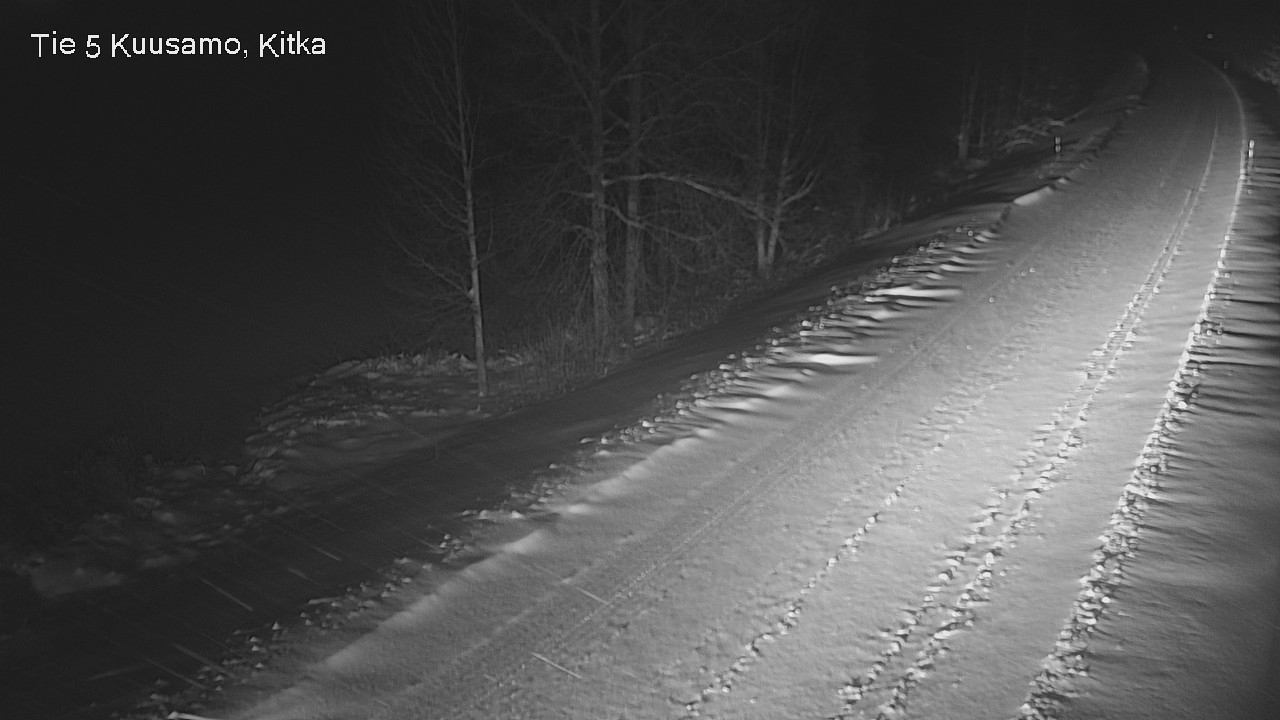 Weather Camera Image Väg 5 Kuusamo, Kitka, Kuusamo, Pohjois-Pohjanmaa
