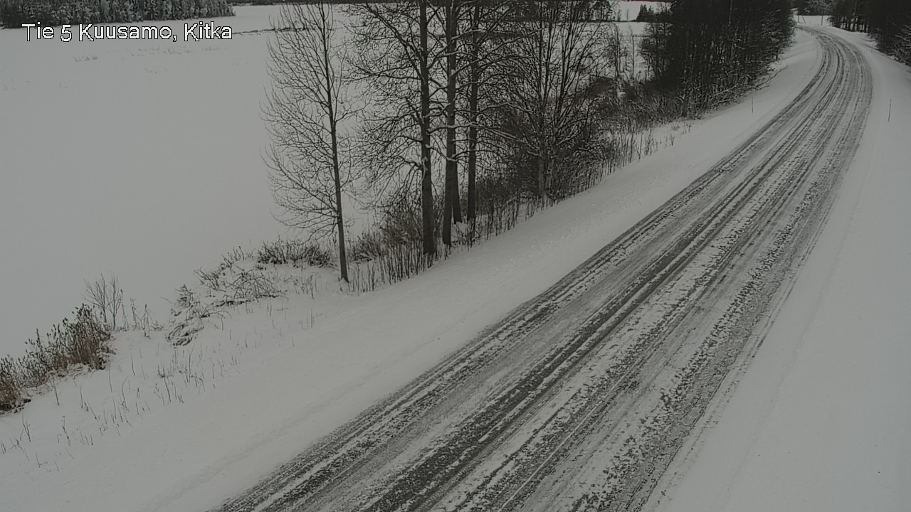 Weather Camera Image Väg 5 Kuusamo, Kitka, Kuusamo, Pohjois-Pohjanmaa