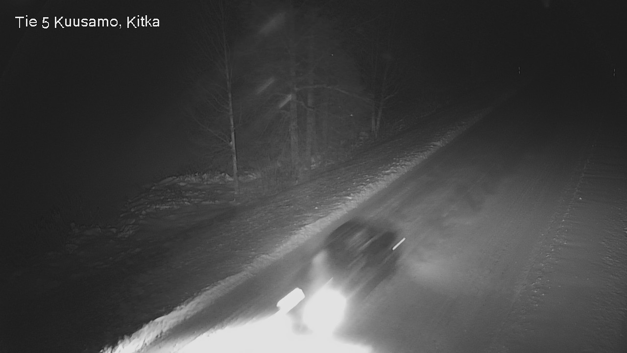 Weather Camera Image Väg 5 Kuusamo, Kitka, Kuusamo, Pohjois-Pohjanmaa