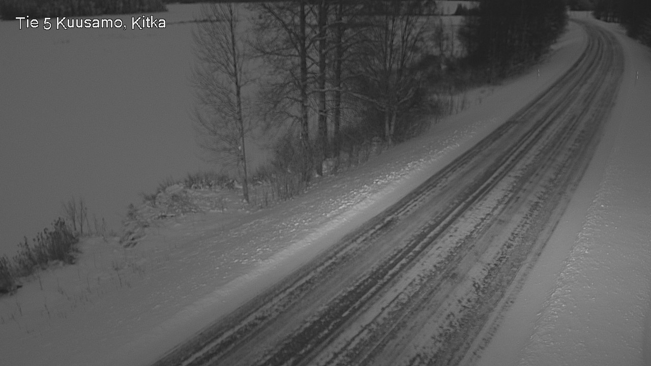 Weather Camera Image Väg 5 Kuusamo, Kitka, Kuusamo, Pohjois-Pohjanmaa