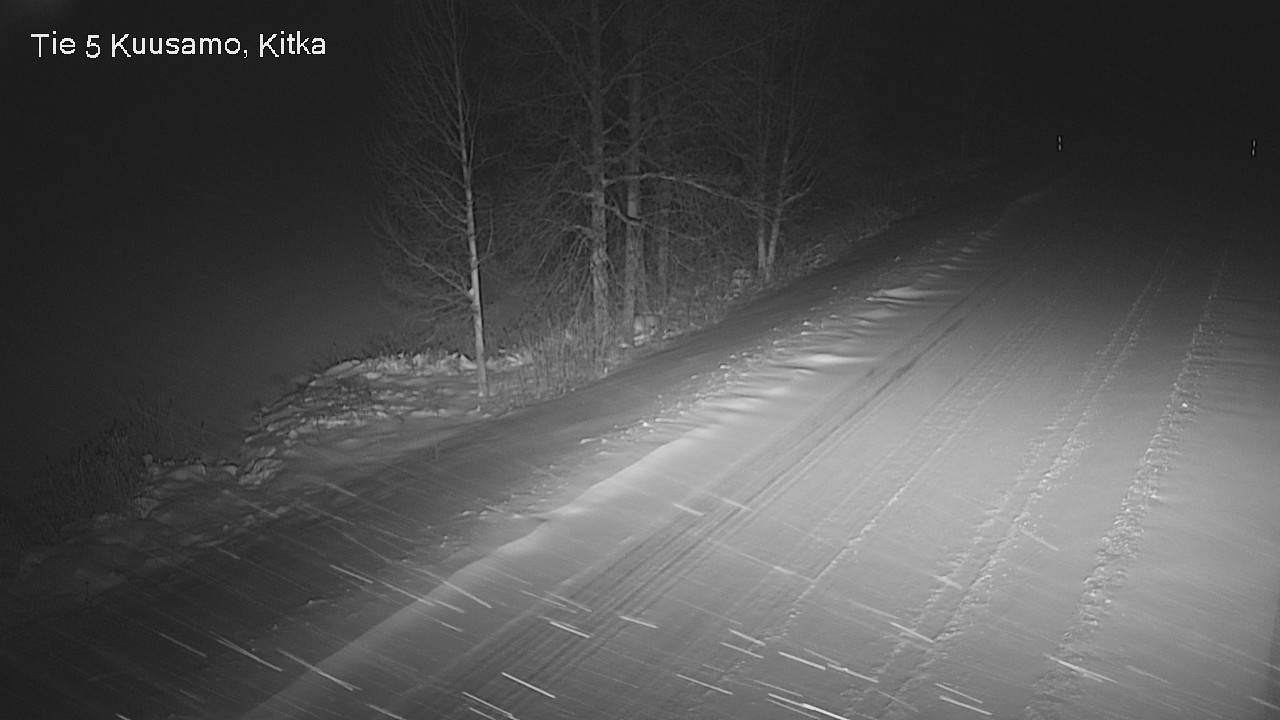 Weather Camera Image Väg 5 Kuusamo, Kitka, Kuusamo, Pohjois-Pohjanmaa