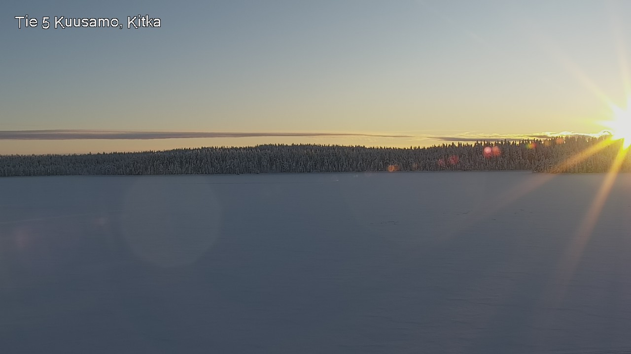 Weather Camera Image Väg 5 Kuusamo, Kitka, Kuusamo, Pohjois-Pohjanmaa