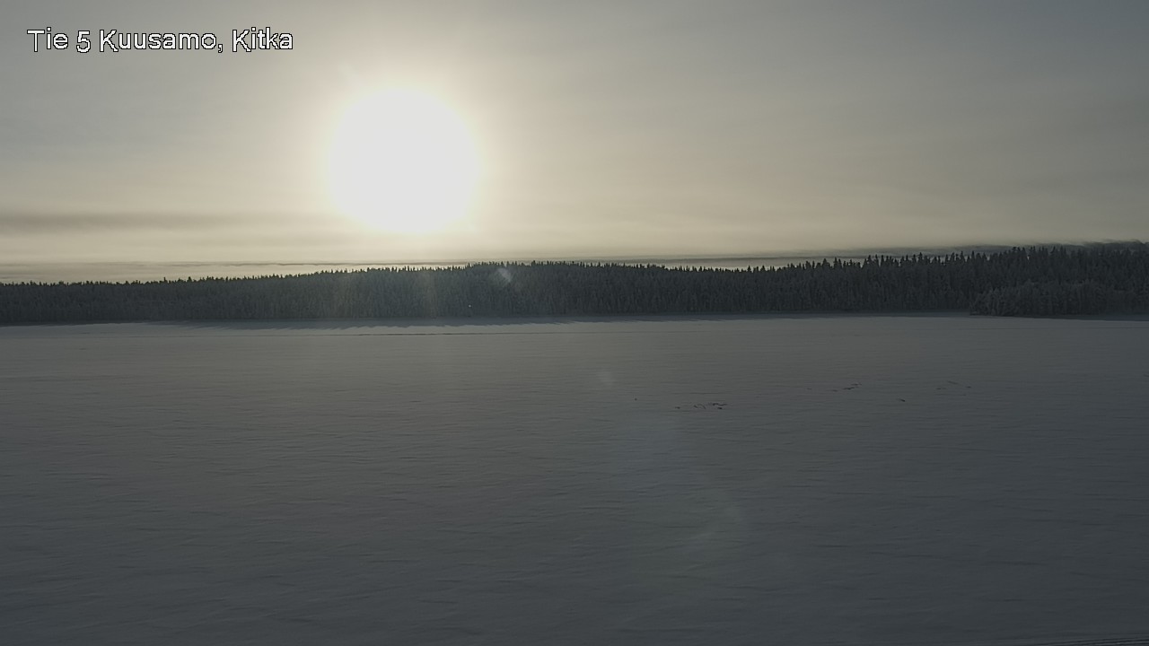 Weather Camera Image Väg 5 Kuusamo, Kitka, Kuusamo, Pohjois-Pohjanmaa