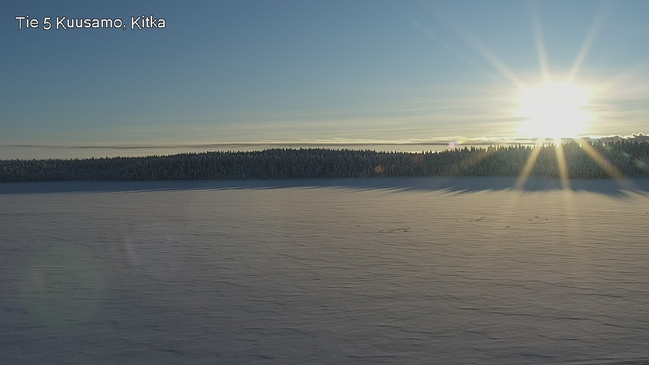 Weather Camera Image Väg 5 Kuusamo, Kitka, Kuusamo, Pohjois-Pohjanmaa