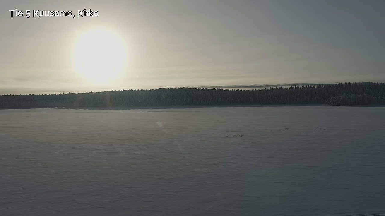 Weather Camera Image Väg 5 Kuusamo, Kitka, Kuusamo, Pohjois-Pohjanmaa