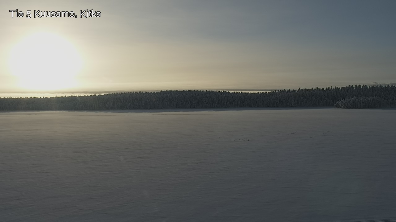 Weather Camera Image Väg 5 Kuusamo, Kitka, Kuusamo, Pohjois-Pohjanmaa
