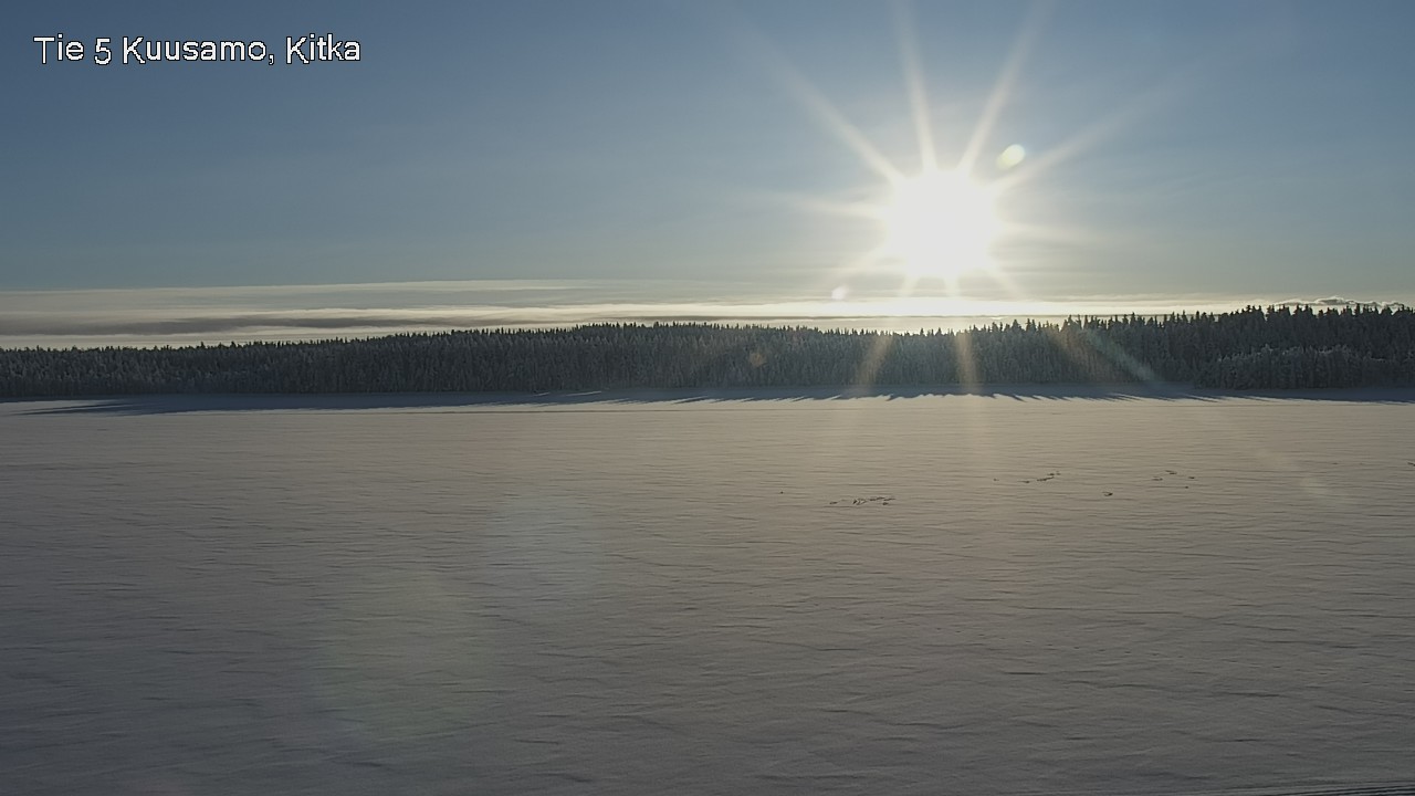Weather Camera Image Väg 5 Kuusamo, Kitka, Kuusamo, Pohjois-Pohjanmaa