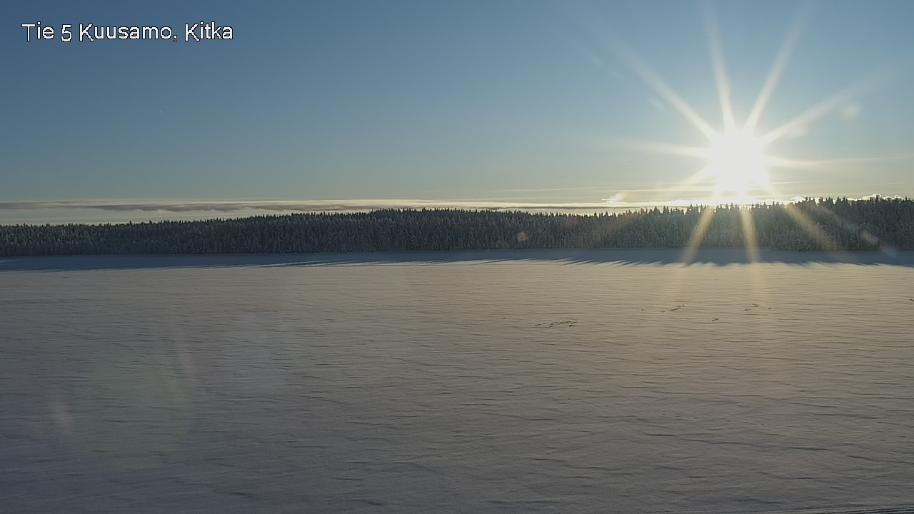 Weather Camera Image Väg 5 Kuusamo, Kitka, Kuusamo, Pohjois-Pohjanmaa