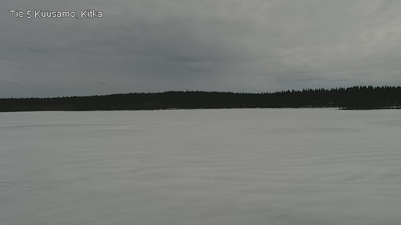 Weather Camera Image Väg 5 Kuusamo, Kitka, Kuusamo, Pohjois-Pohjanmaa