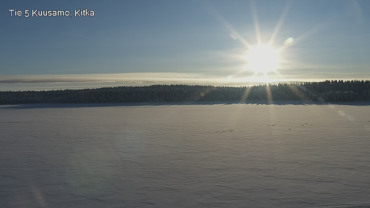 Weather Camera Image Väg 5 Kuusamo, Kitka, Kuusamo, Pohjois-Pohjanmaa